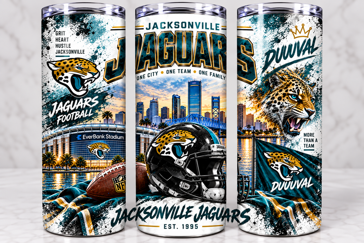 Jaguars Football Tumbler
