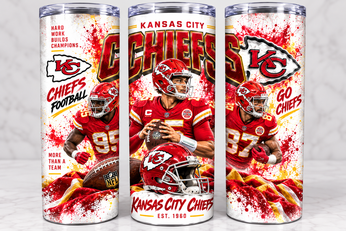 Chiefs Football Tumbler