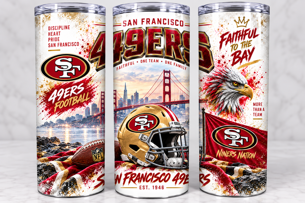 49ERS Football Tumbler