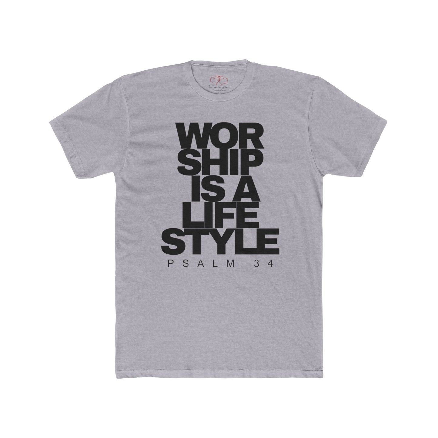 Worship Is A Lifestyle Tee — Faith-Inspired Cotton Crew Shirt