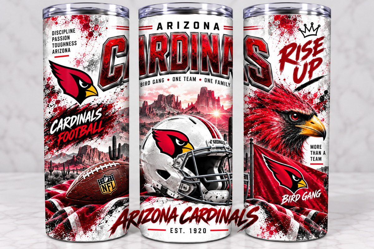 Cardinals Football Tumbler