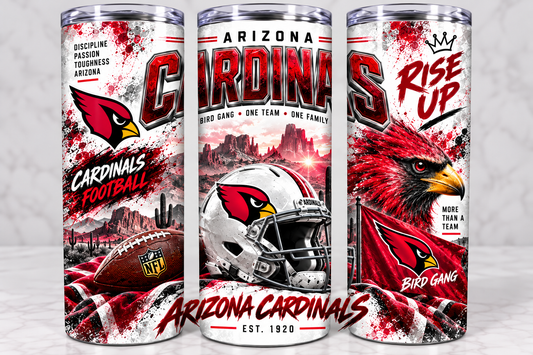 Cardinals Football Tumbler