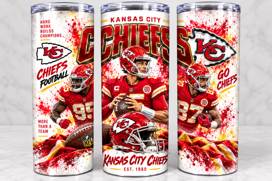 Chiefs Football Tumbler