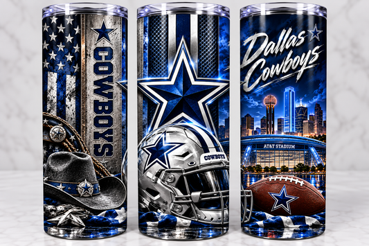 Dallas Cowboys Football Tumbler