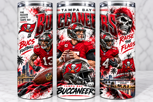 Buccaneers Football Tumbler