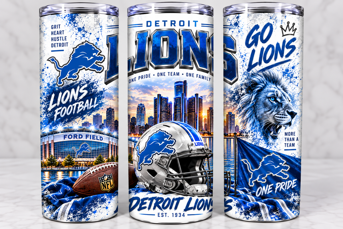 Lions Football Tumbler