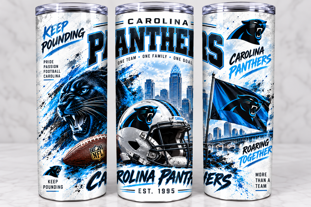 Panthers Football Tumblers