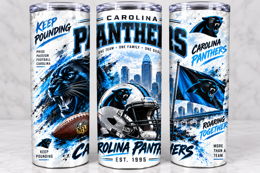 Panthers Football Tumblers