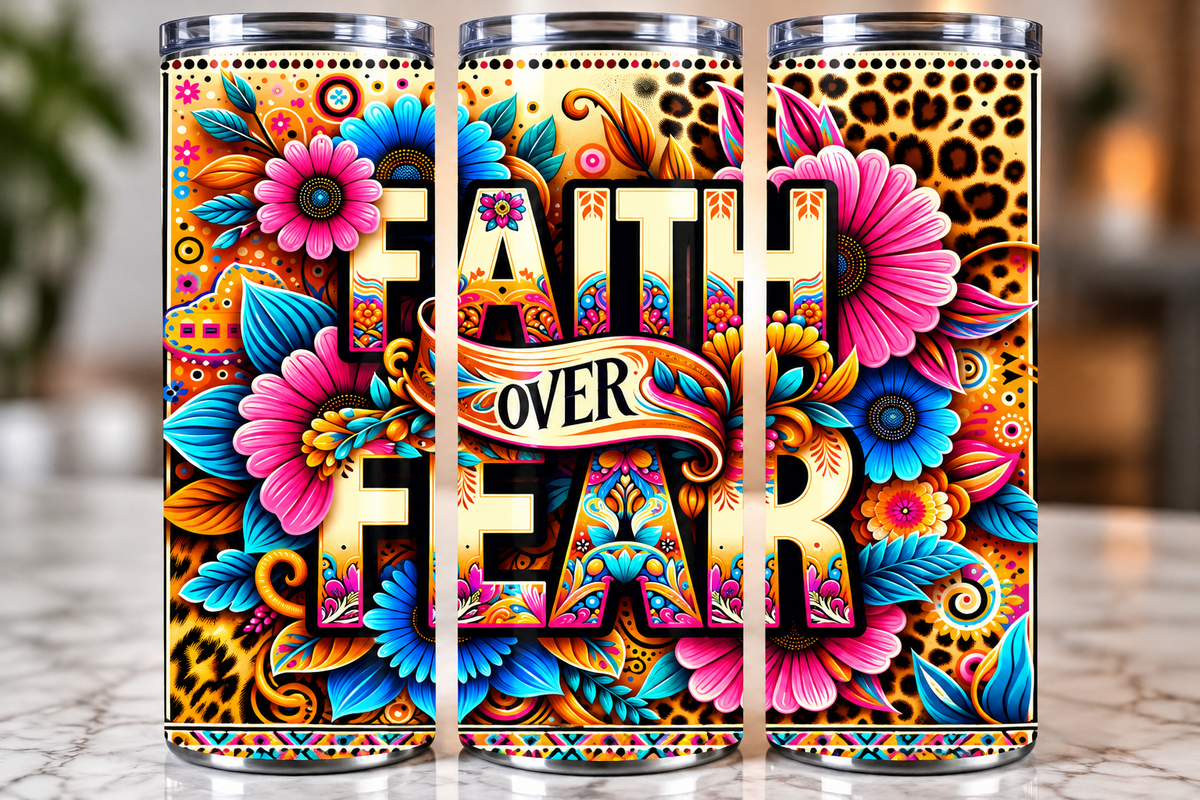 Faith - Colorful Tumbler