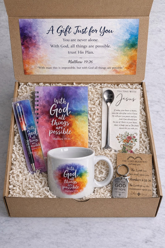 With God All Things are Possible-Gift box